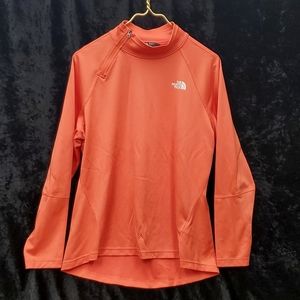 The North Face Women's XL Asymmetrical Quarter Zip Pullover Extra Large Peach